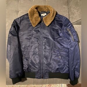 J Crew X Wallace & Barnes Navy Bomber Size Large